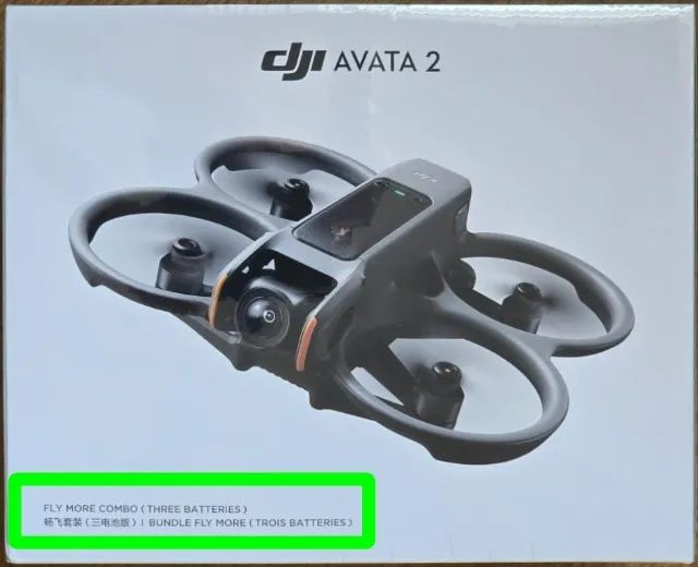 DJI AVATA 2 COMBO 3 BATERIAS