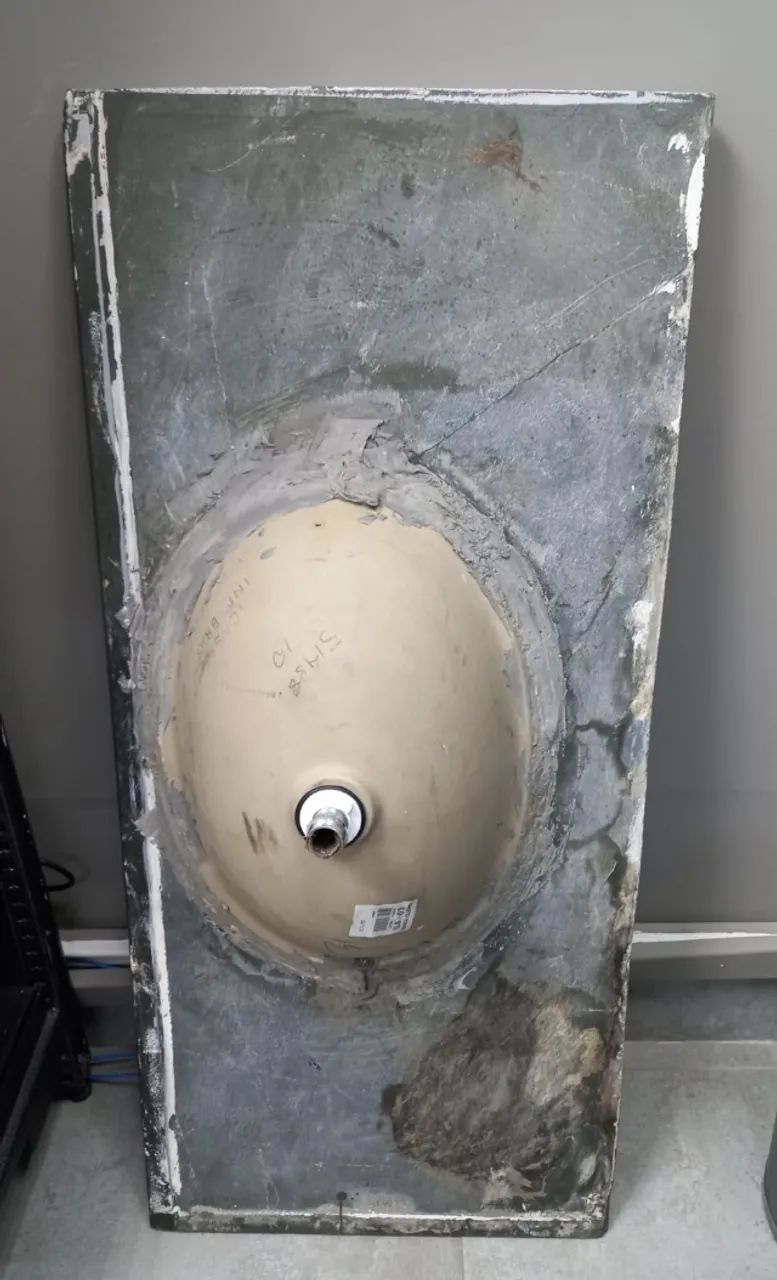 Tampo Ardósia c/ Pia e Válvula  - Foto 3