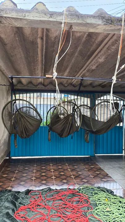 Redes de campanha com mosqueteiro  - Foto 5