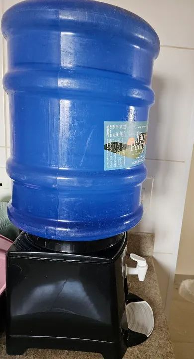 Superior para água mineral c/ cuba de barro, já com vasilhame de 20L incluso - Foto 2