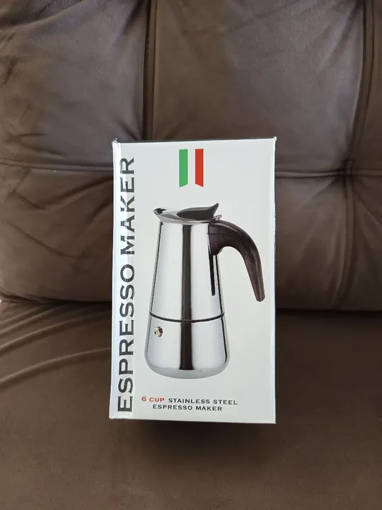 Cafeteira Espresso 6 xícaras - Aço Inoxidável