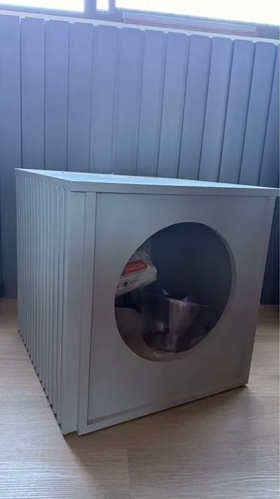 Casa de cachorro em MDF ripado personalizada  - Foto 4