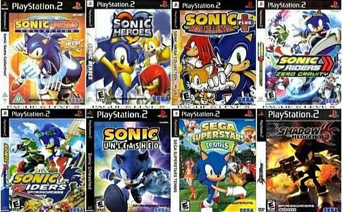 Sonic de Playstation 2 PS2 5 cada