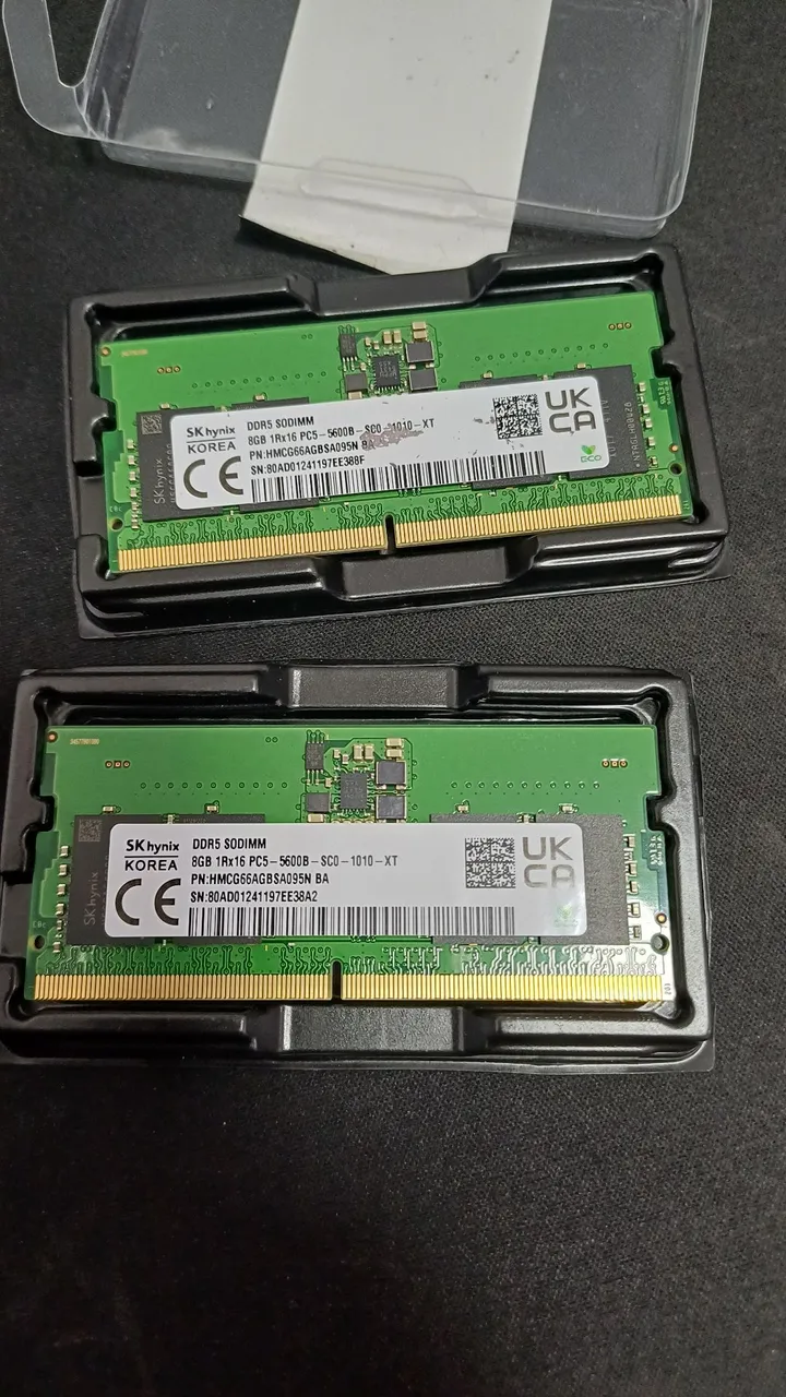 Memória RAM SK Hynix DDR5 8GB 5600MHz