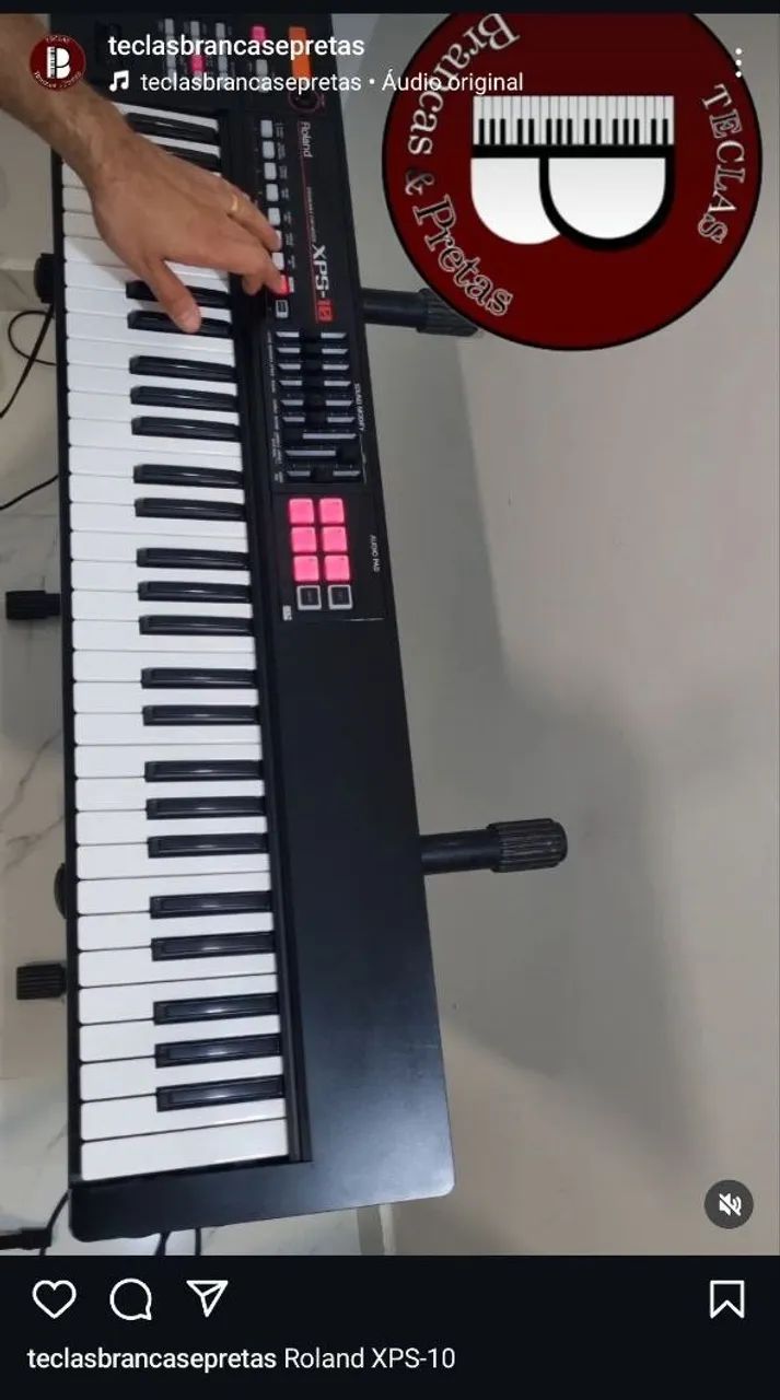 Teclado Roland XPS-10 - NOVÍSSIMO - Aceito Troca - Foto 2