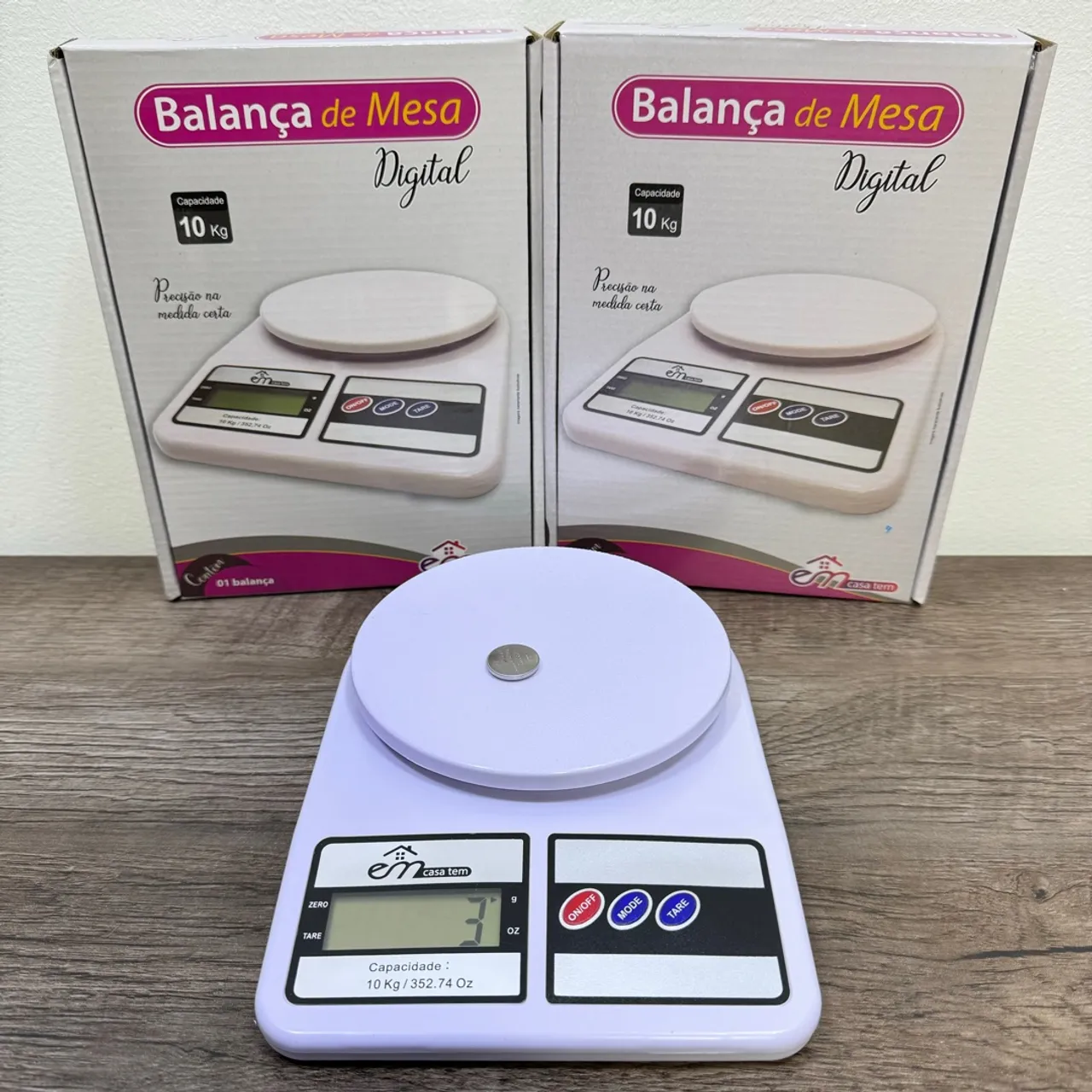 Balança de Mesa Digital 10kg - Nova