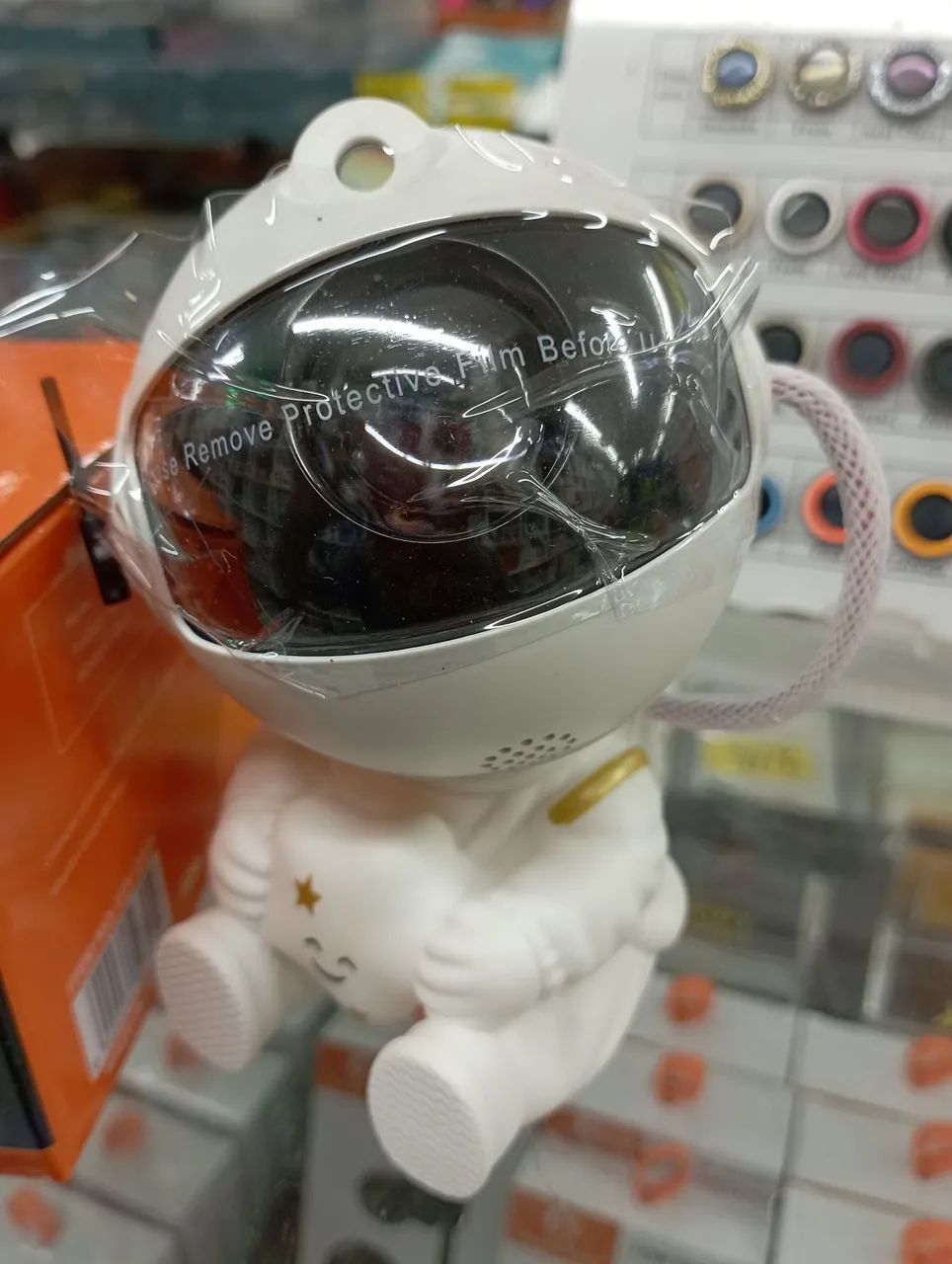 Mini Projetor Astronauta - Criar Atmosfera de Festa - Foto 2