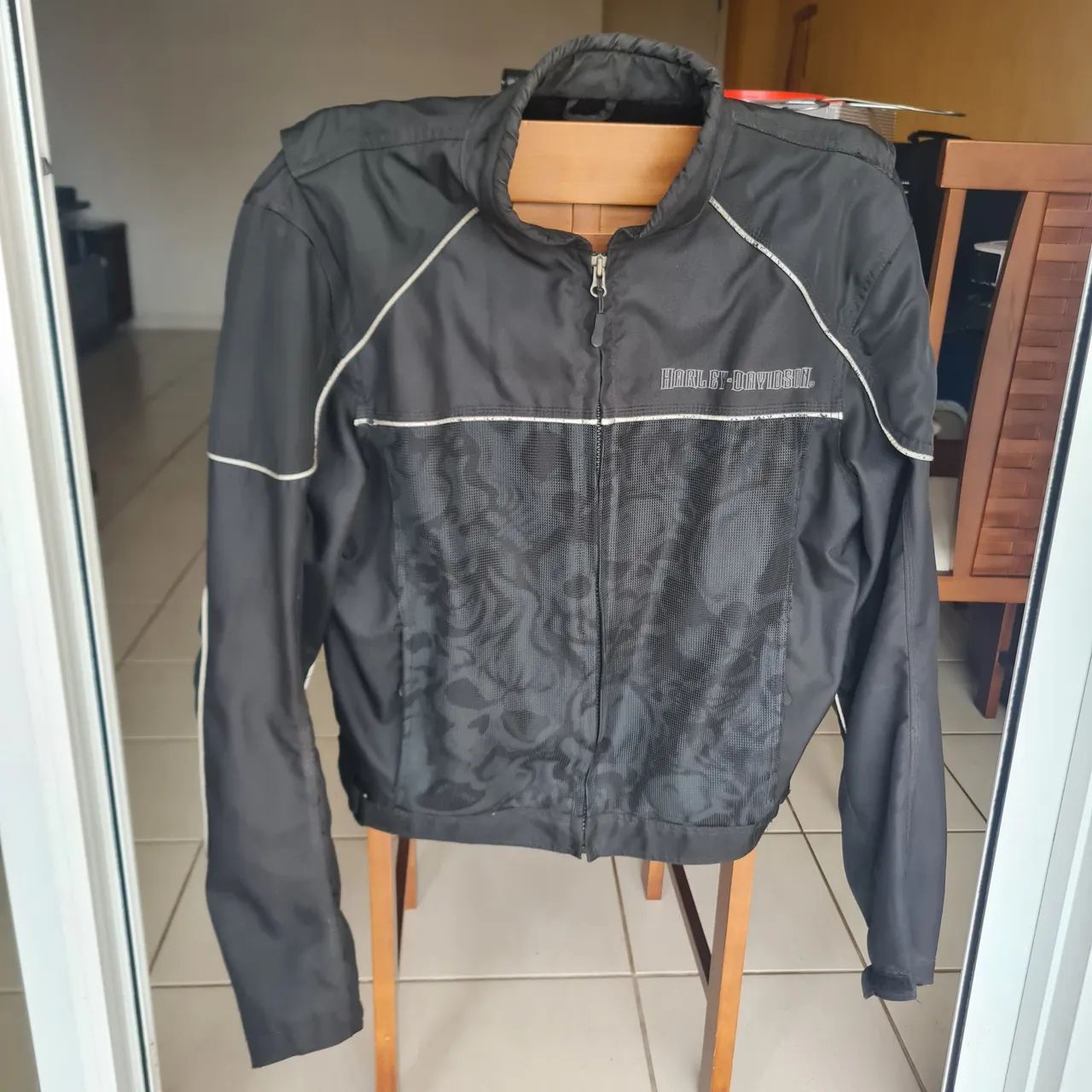 Jaqueta Harley Davidson, ventilada, tamanho M 