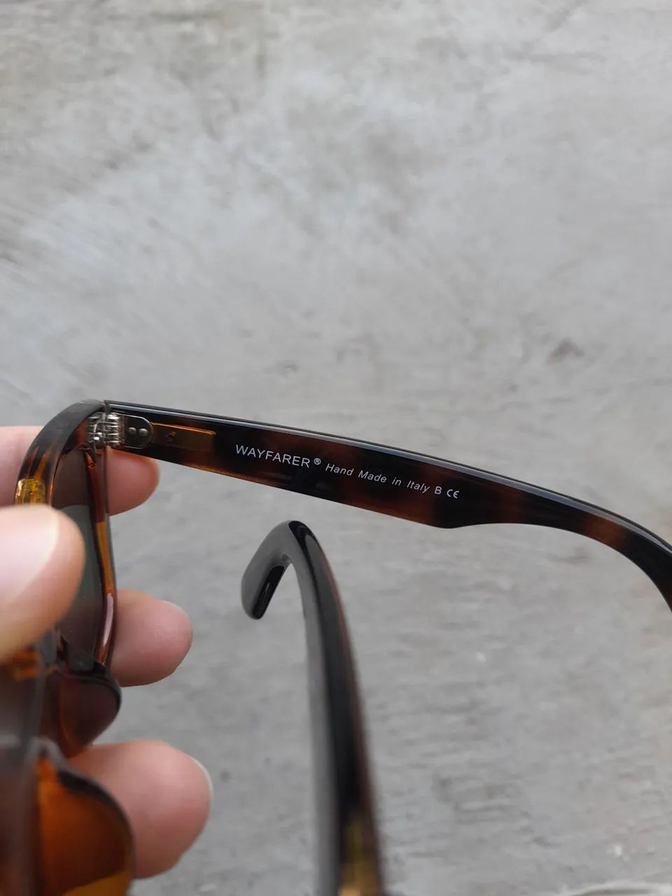 Óculos de sol Ray-Ban wayfarer verde tartaruga  - Foto 3