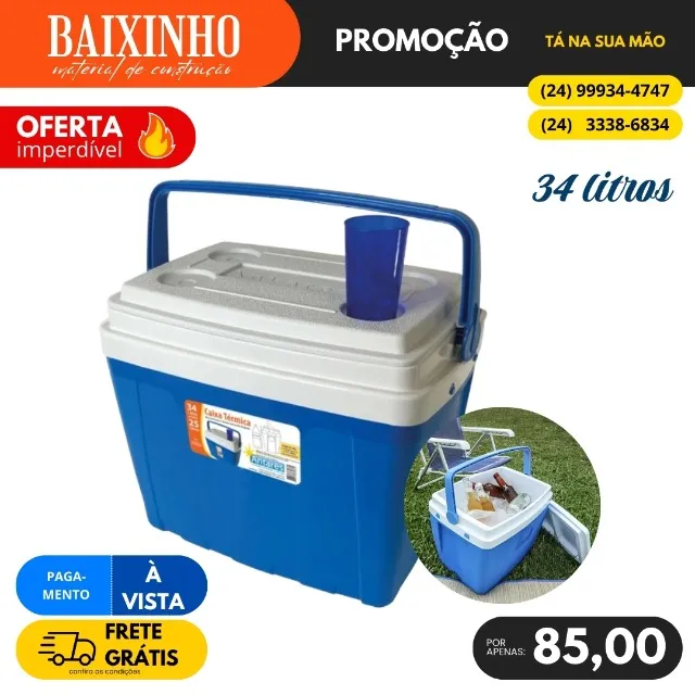 Caixa Térmica 34 Litros