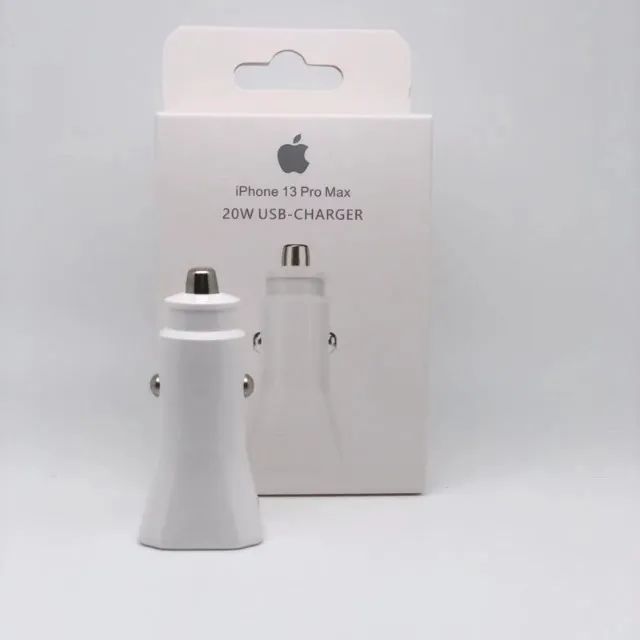 Carregador Para Lightning Tipo C Turbo 20w Veicular