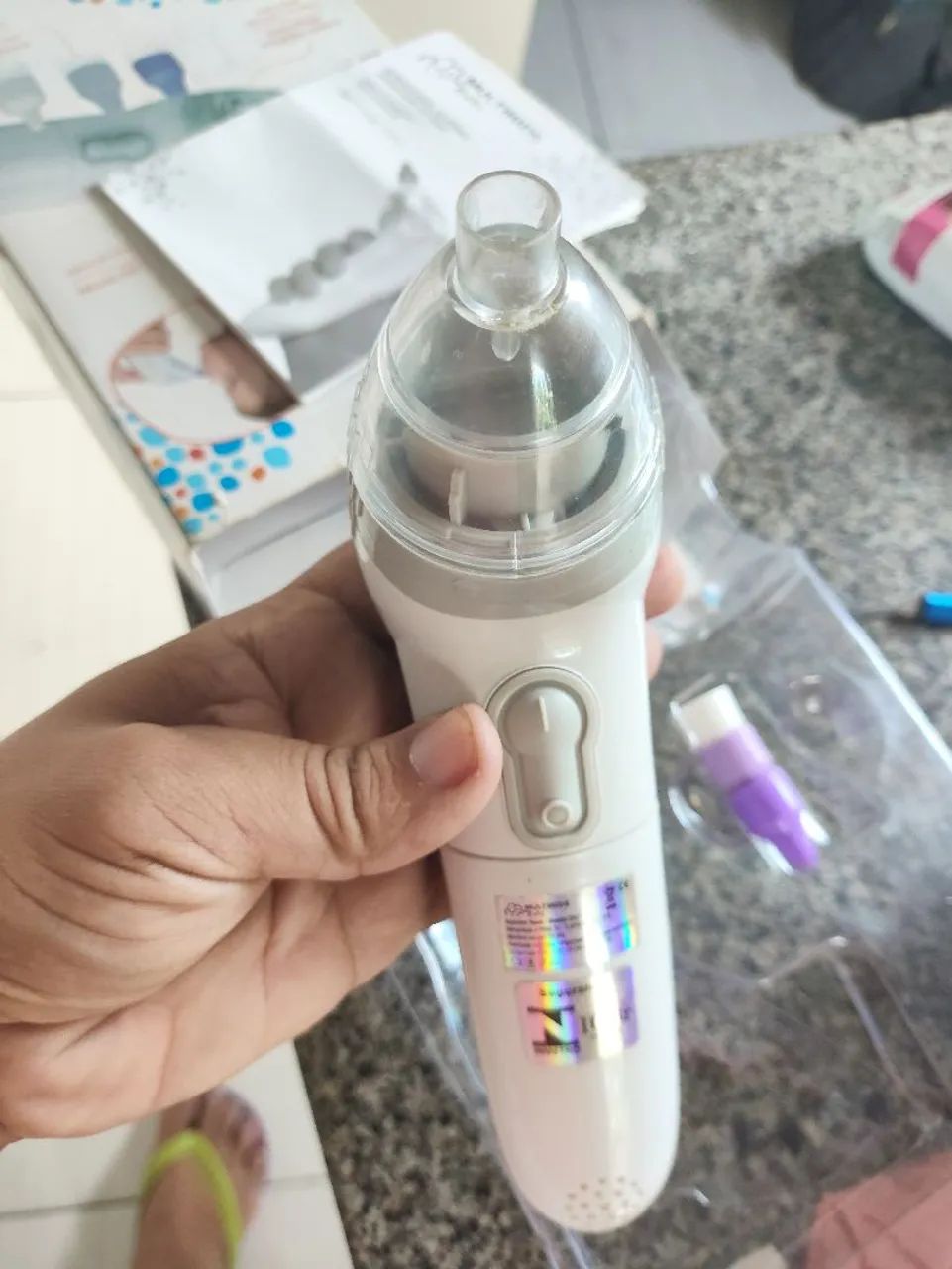 Aspirador Nasal Eletrônico Multikids Baby - Foto 3