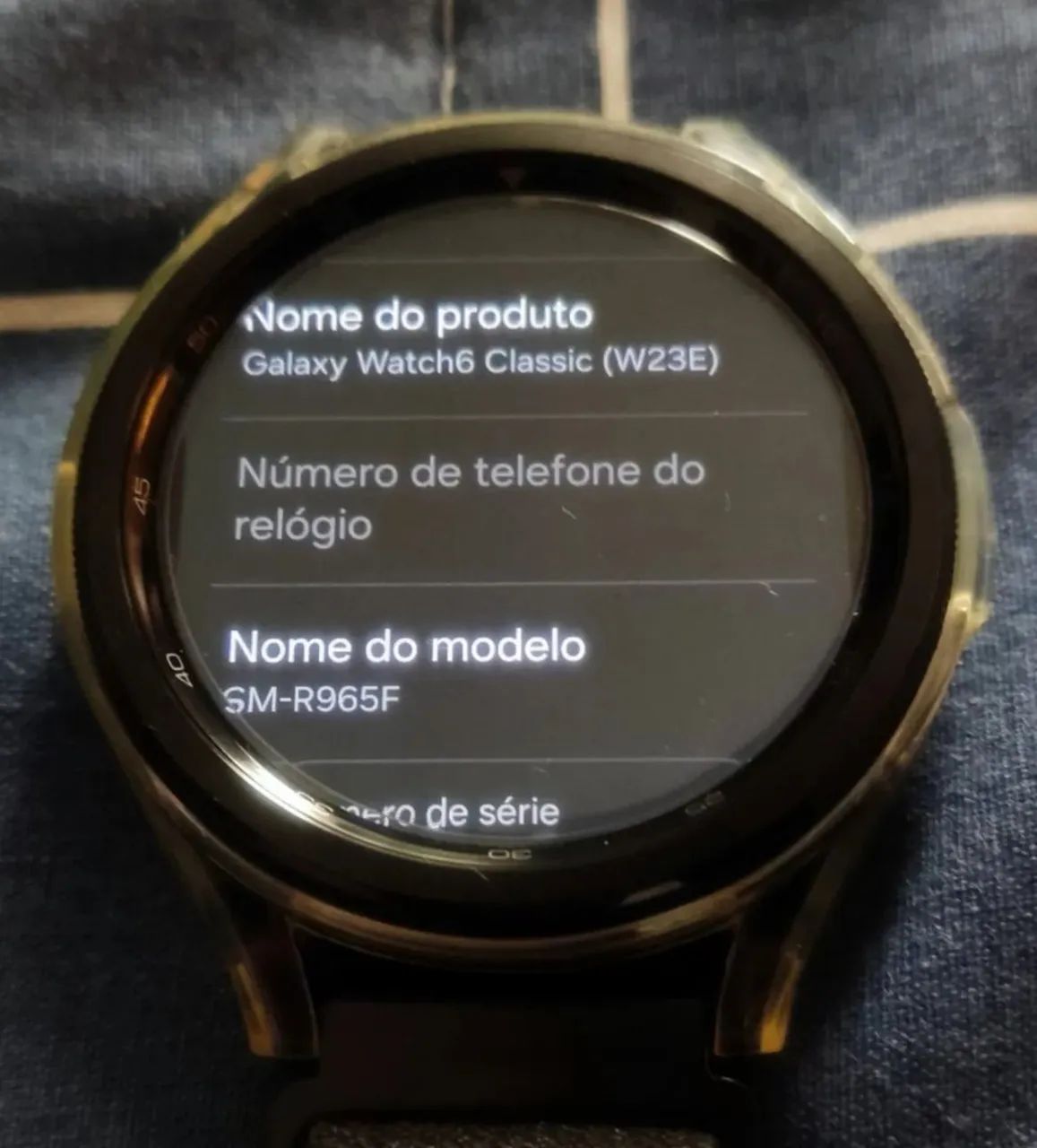Relógio Samsung Galaxy Watch6 Classic 47mm Couro Preto - Foto 5