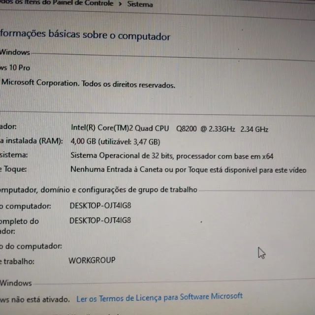 PC completo com monitor, teclado e mouse - Funcionando - Foto 3