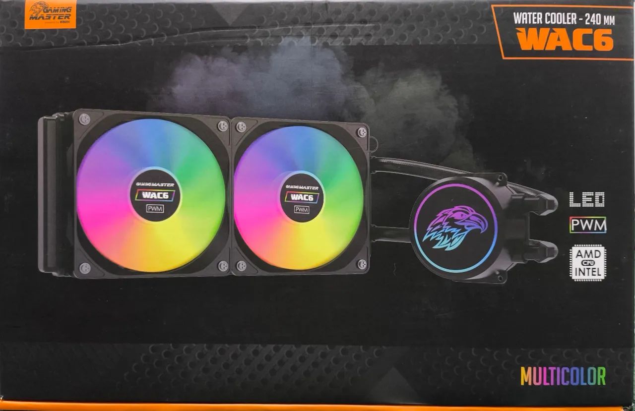 Water Cooler 240mm Gaming Master WAC6 K-Mex - LED Multicolor (Intel e AMD)
