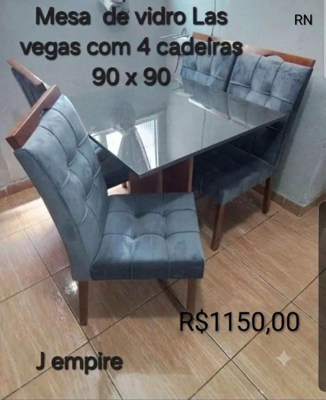 Mesa 4 cadeiras
