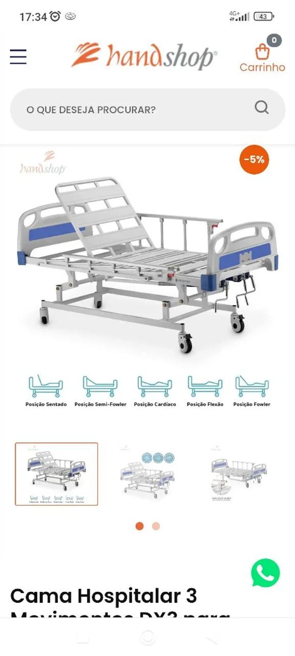 Cama hospitalar  - Foto 2