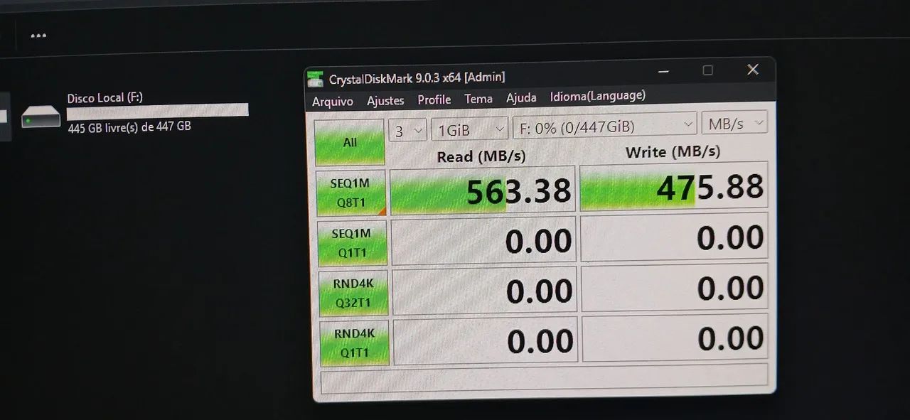 SSD Gigabyte 480 Gb + Case de acrílico  - Foto 4