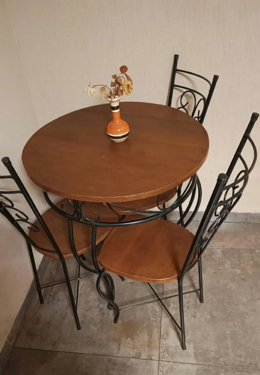Jogo De Mesa Com 3 Cadeiras - Foto 2