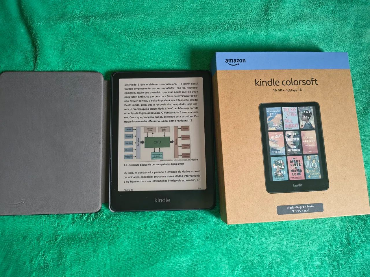 Kindle Colorsoft com capa original