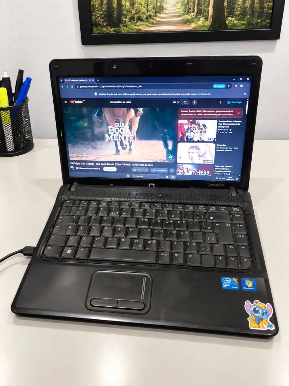 Notebook Hp ||SSD ||Win 11 bem rápido 