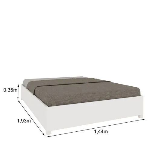 Cama casal Branca - Foto 5