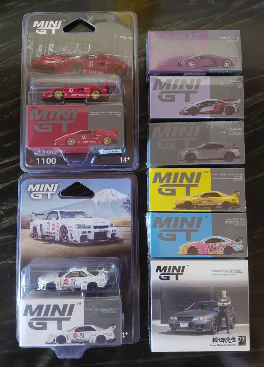 Mini Gt 8 miniaturas lacradas