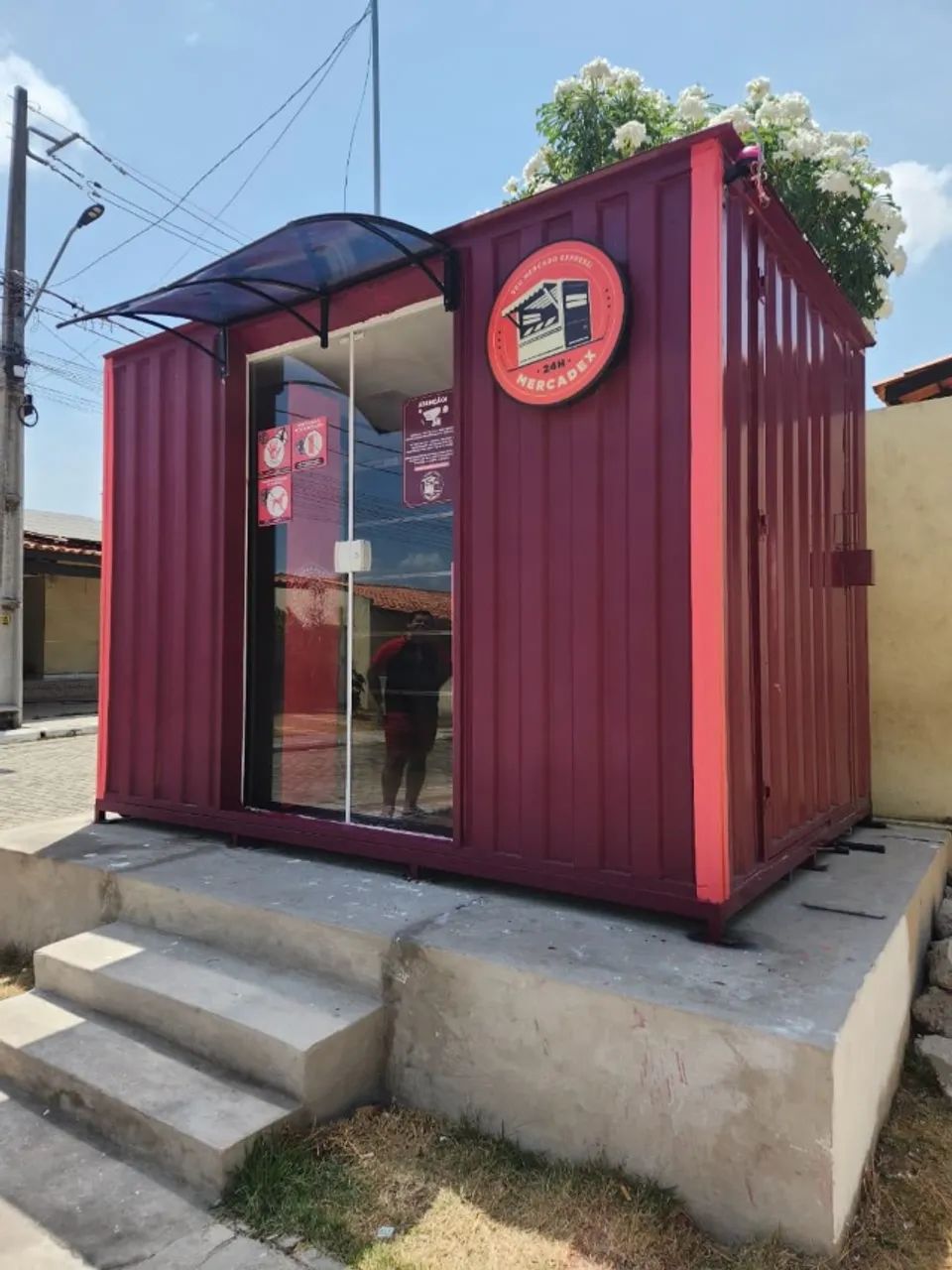 Container para Mini mercado e Escritório desmontáveis 