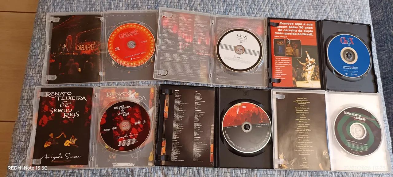 6 DVDs shows de astros sertanejos  - Foto 3