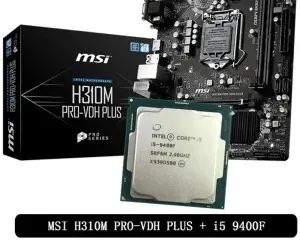 KIt Intel I5 9400F 2.9Ghz + H310M PRO-VDH PLUS