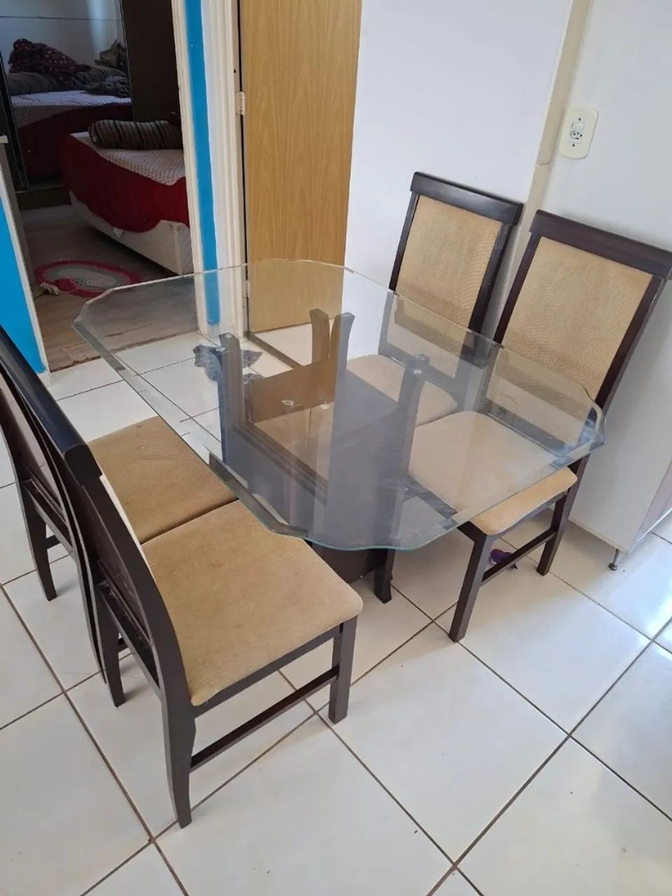 Mesa de jantar de 4 cadeiras  - Foto 5