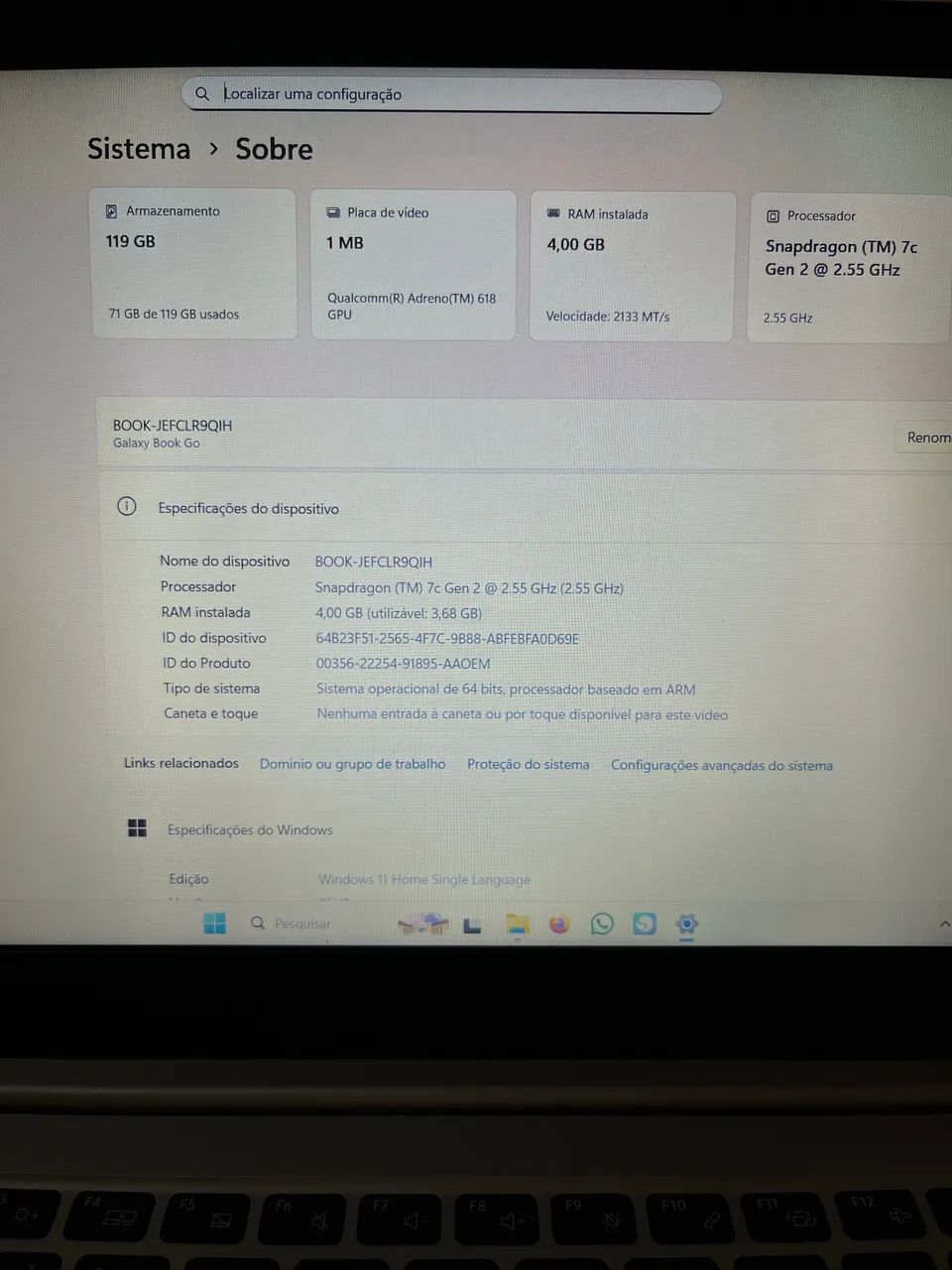 Notebook Samsung Galaxy go  - Foto 2