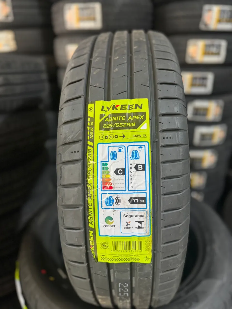 PNEU 225/55 R18 LYKKEEN AGNITE APEX NOVO - Peças para carros, vans