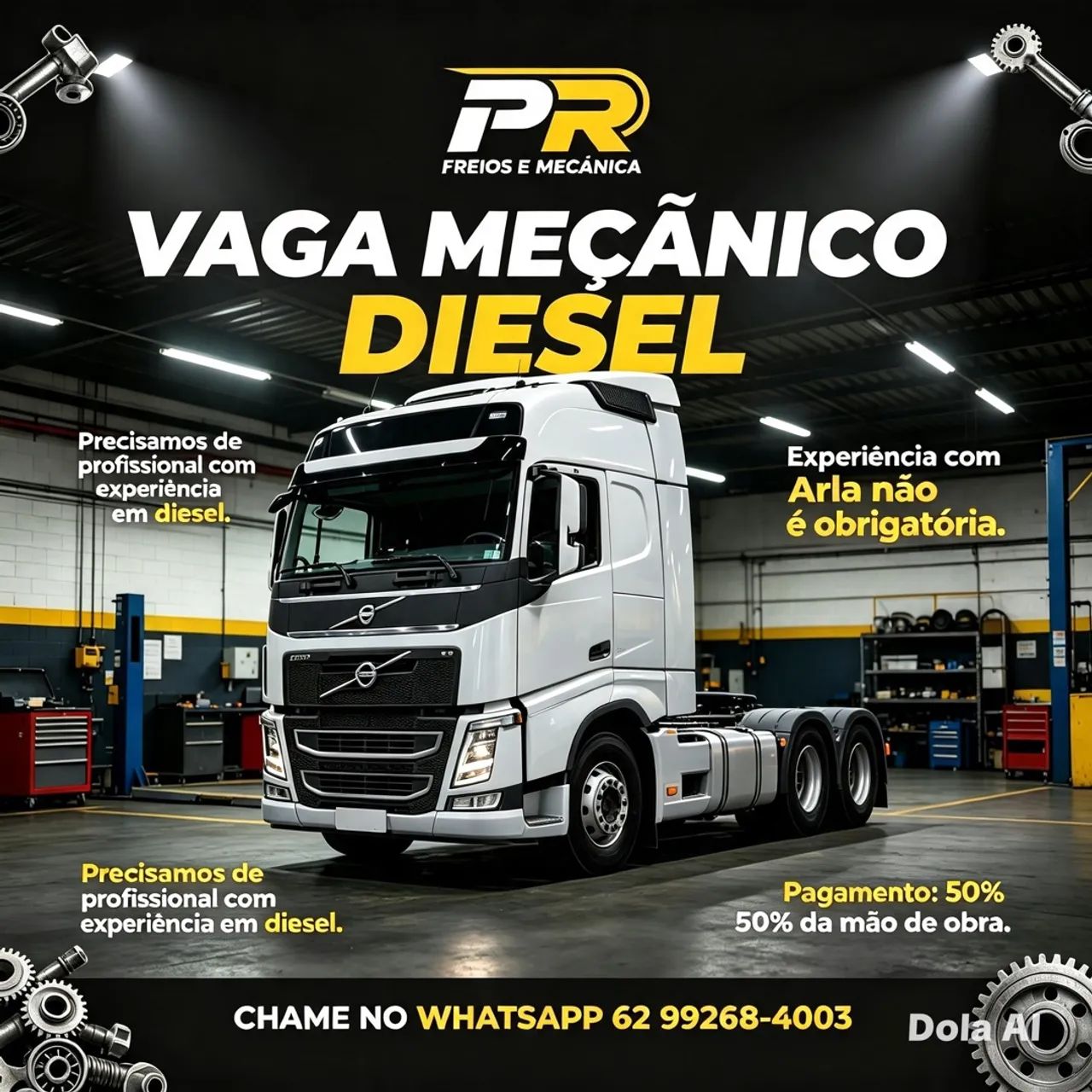 Vaga Para Mecânico Diesel