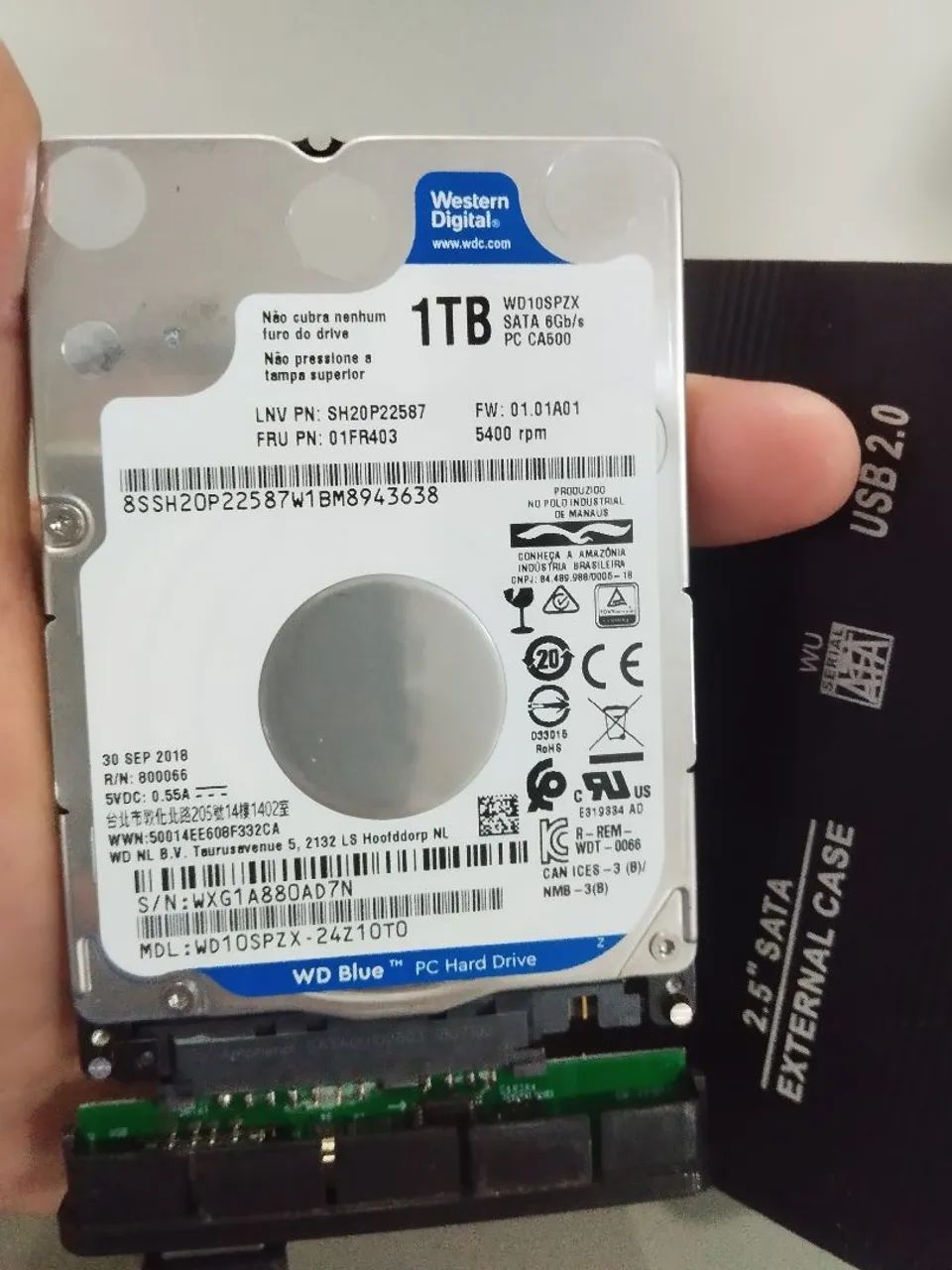 HD EXTERNO WD DE 1 TB