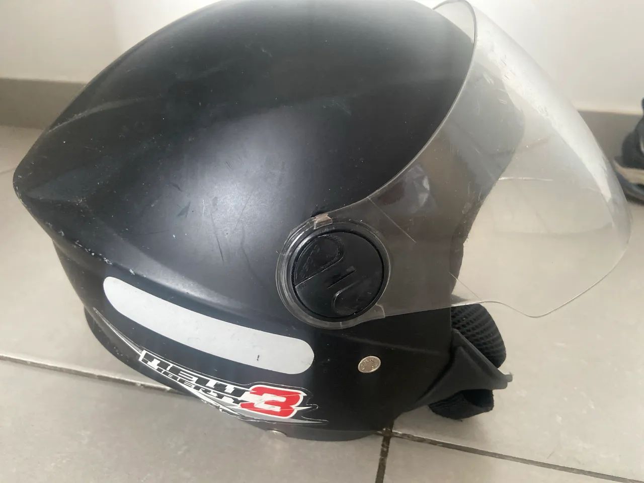 CAPACETE MOTO ÓTIMO ESTADO  - Foto 3