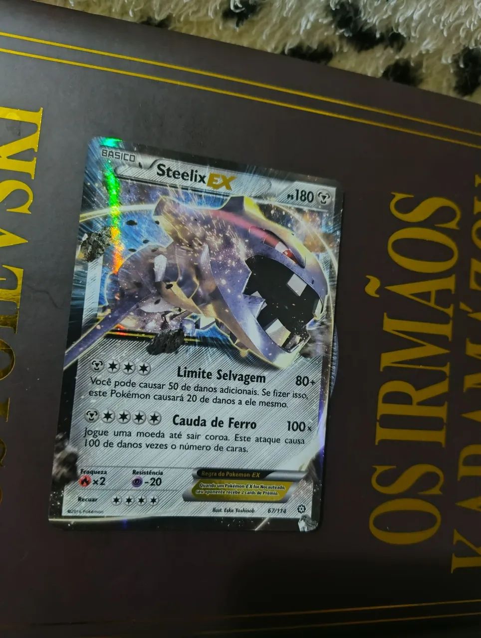 Carta pokémon Steelix EX