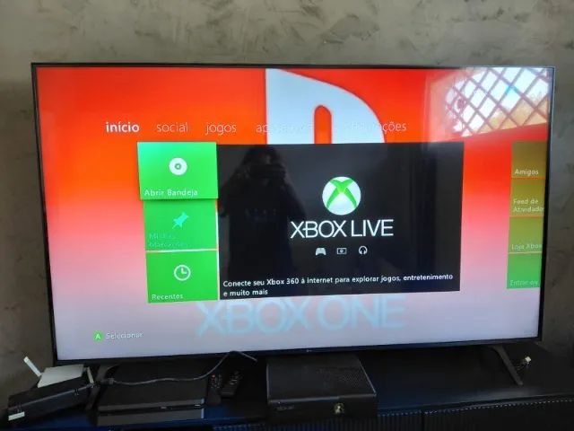 X BOX 360 slim preto  - Foto 2