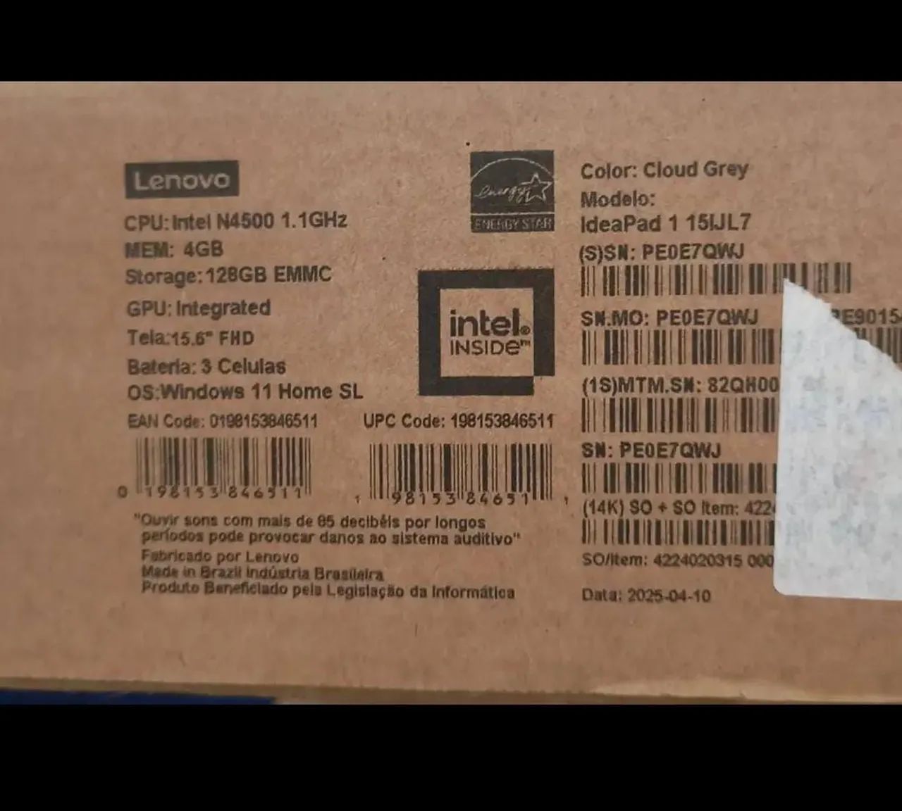 Notebook Lenovo Ideapad 1  - Foto 2