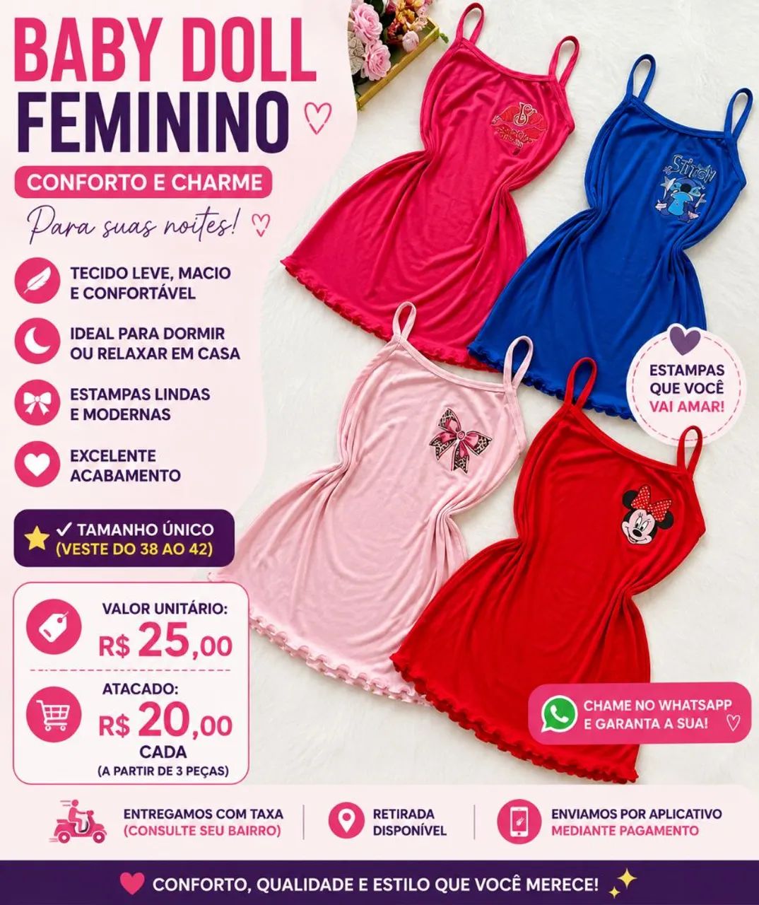 CAMISOLA FEMININA - CONFORTO E ESTILO