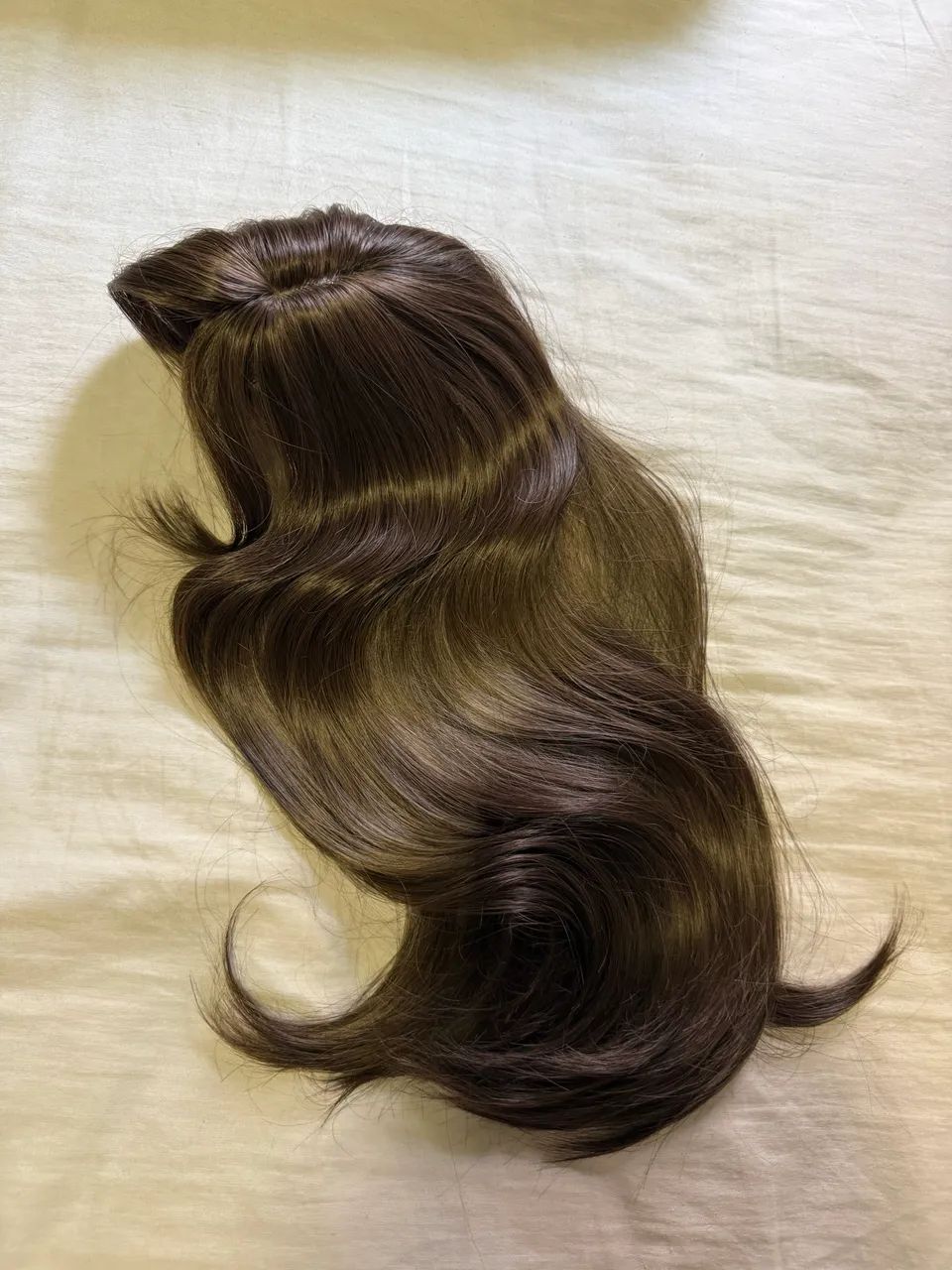 Vendo topo de cabelo Novo Marrom  - Foto 2