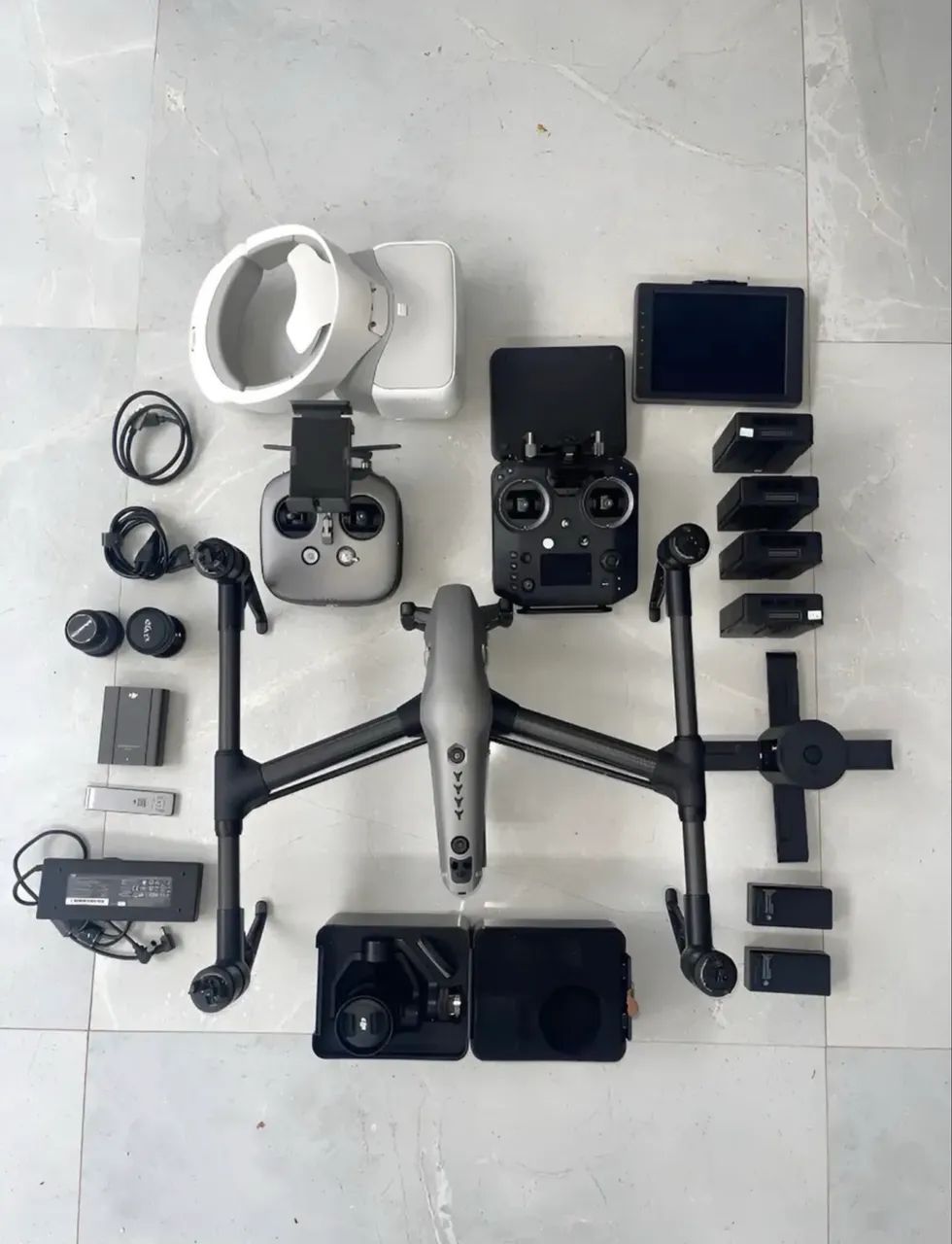 Dji Drone Inspire 2 + Óculos Goggle 3 Fpv O4 Pro (Usado) - Foto 3