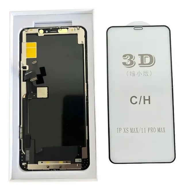 Tela Frontal Display Para Iphone 11 Pro Max Oled Jk + Pel 3d - Foto 2