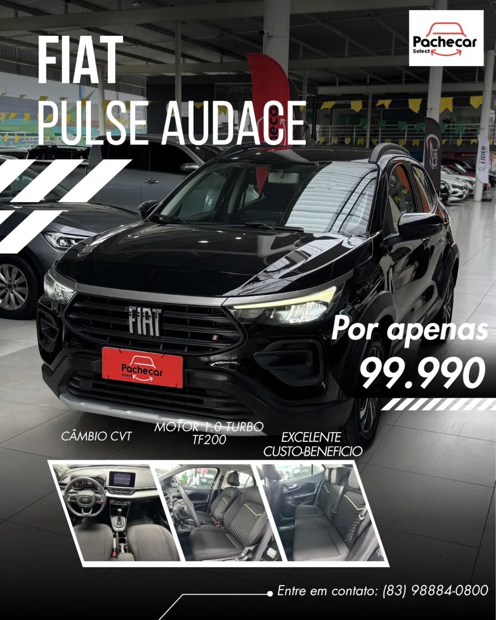 Fiat Pulse PULSE AUDACE 1.0 Turbo 200 Flex Aut. 2025
