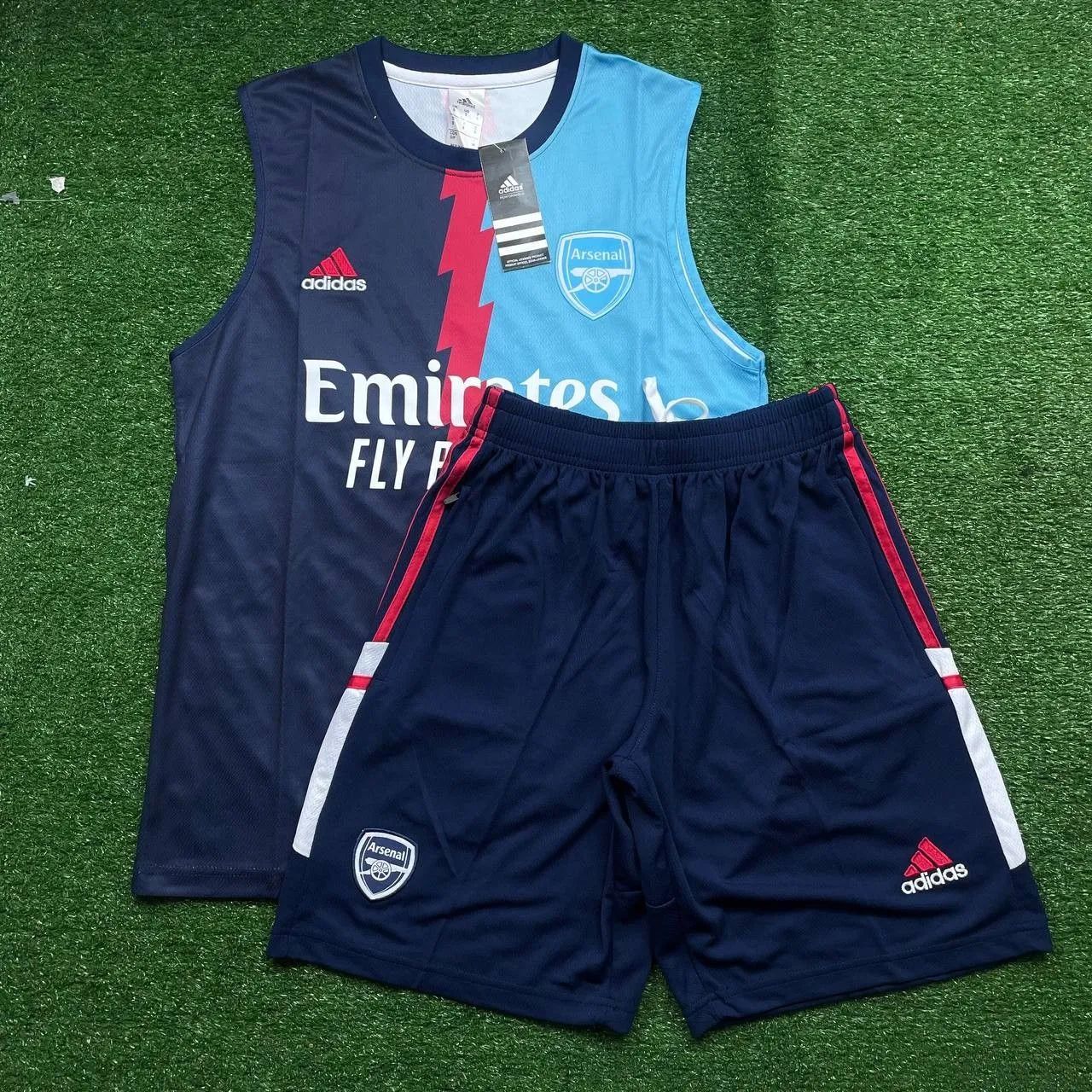 Conjunto regata e short Arsenal