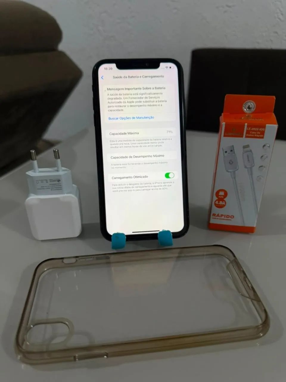 iPhone XR Black (64GB) ? Original e Conservado! Aceito cartão