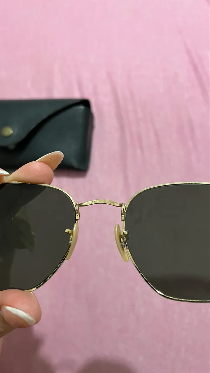Óculos Original Rayban hexagonal - Foto 4