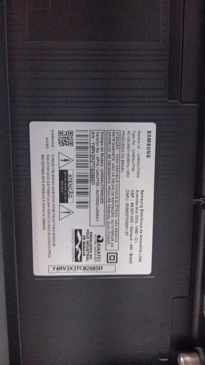 TV Samsung usada