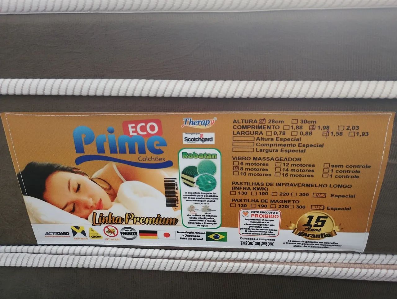 Cama box massageador fitoterápica nova para desocupar espaço  - Foto 5