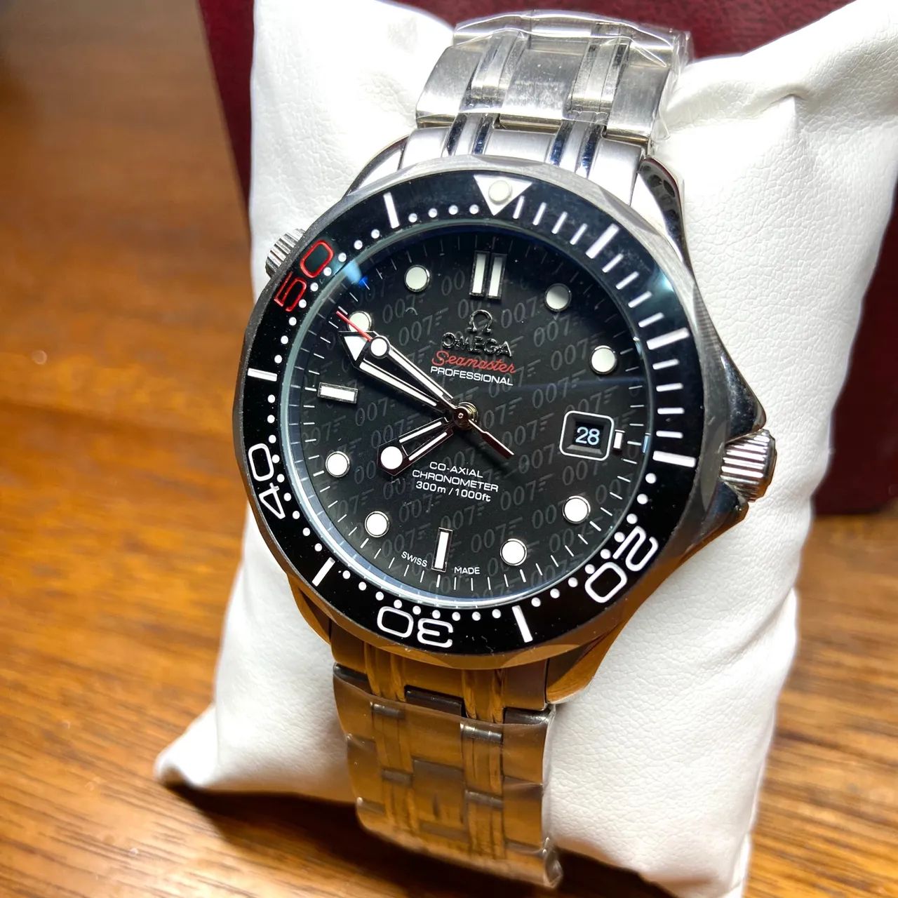 Relógio Omega Seamaster 007 retrô diver automático - Foto 3